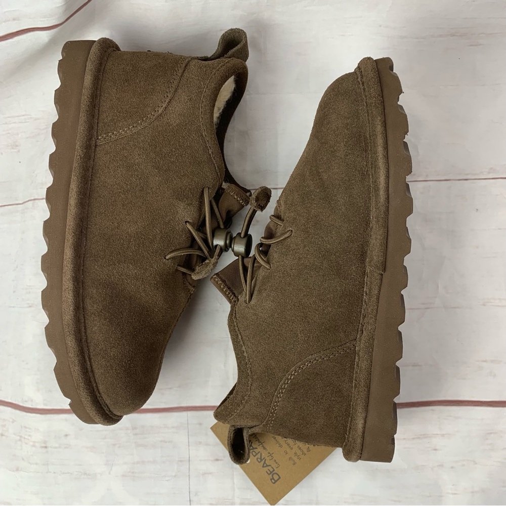 BEARPAW Phoenix Youth US1 Winter Boots wool kids boys shoes Shearling mocassins - Picture 6 of 16